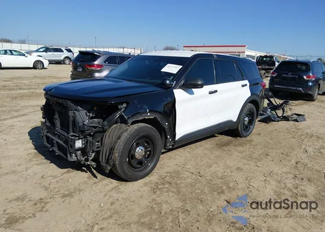 2021 Ford Police Interceptor Utility из США, поврежденный, VIN 1FM5K8AC6MNA04890